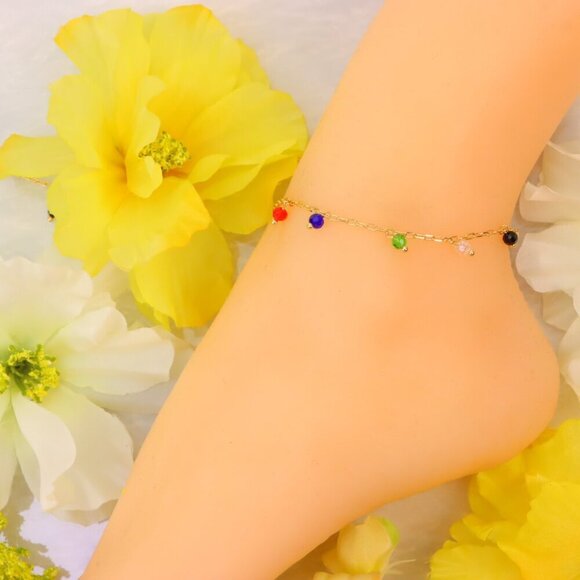 Minimalist Anklet, Sleek & Modern Design, Women’s Fashion, YC110354-A - Picture 3 of 10